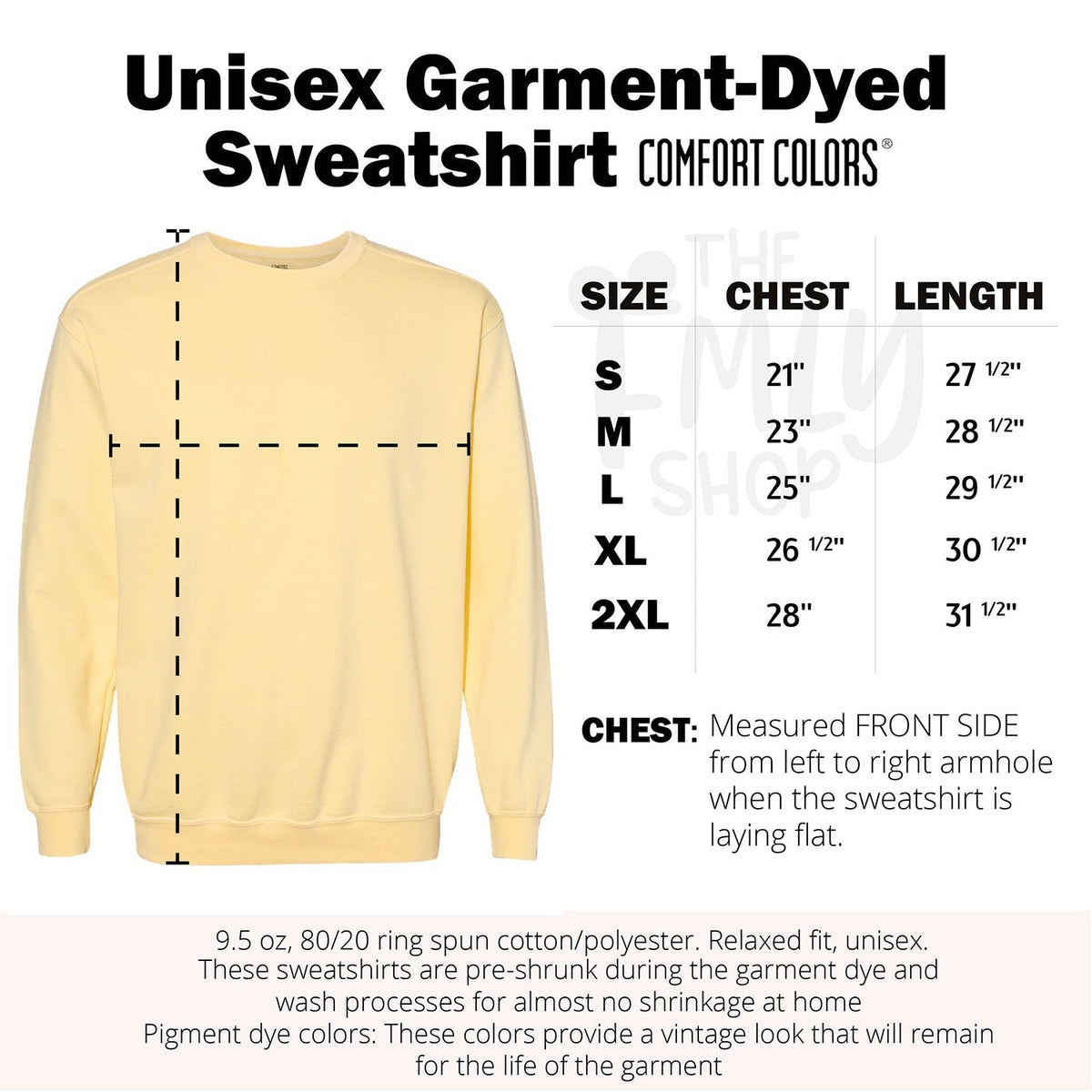 *RTS, Size S, Believe in the Magic Comfort Colors Sweatshirt