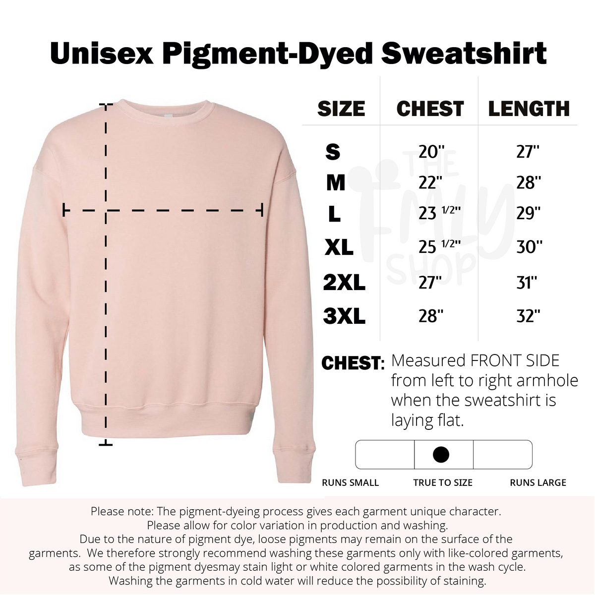 *RTS, Size S, Coffee & Christmas Music Pigment-Dyed Sweatshirt