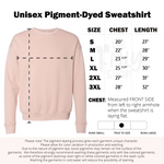 *RTS, Size S, Coffee & Christmas Music Pigment-Dyed Sweatshirt