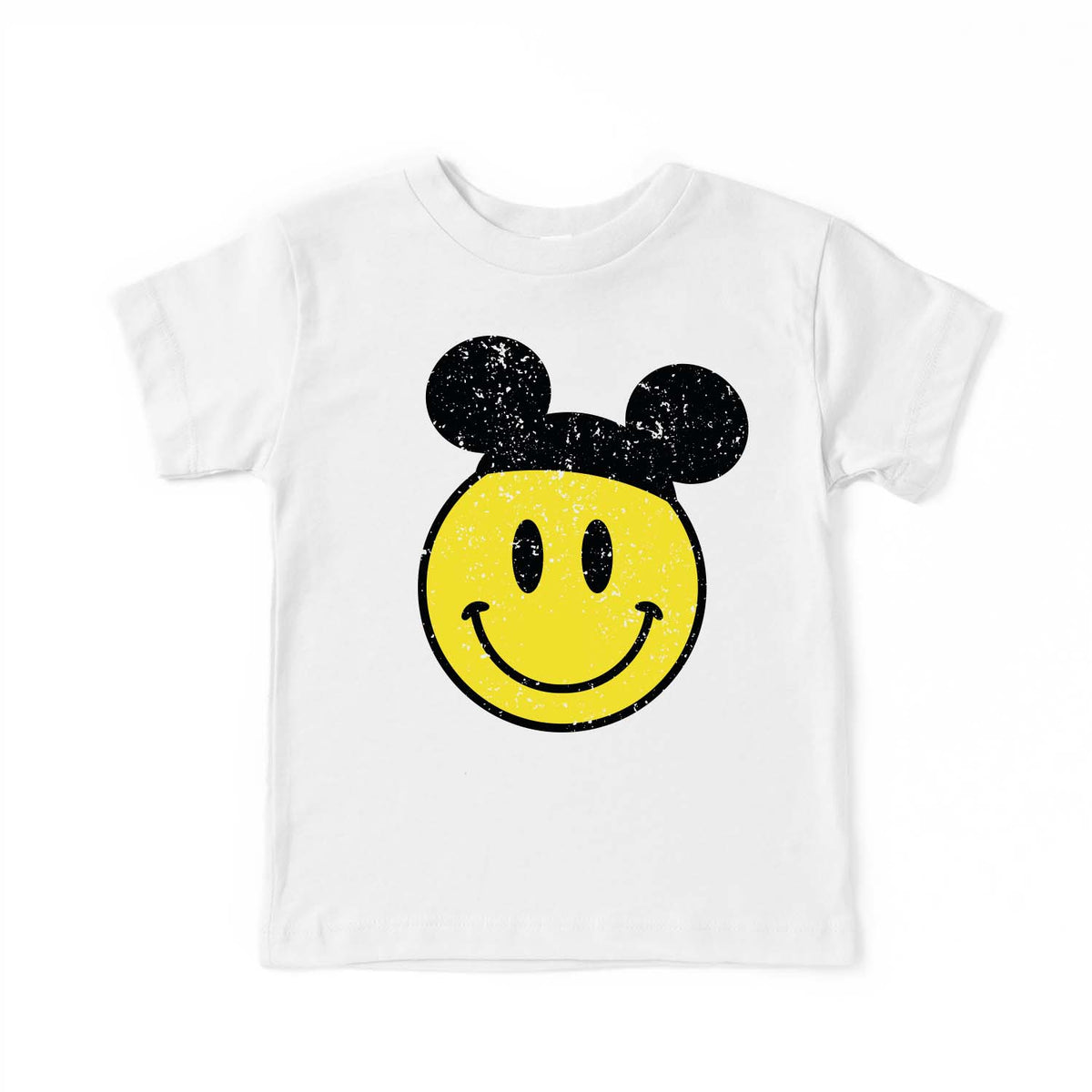Smiley Face in Mickey Ears Tee, Kids Size