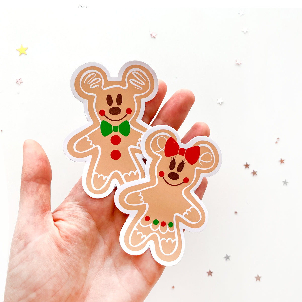Minnie Gingerbread Sticker