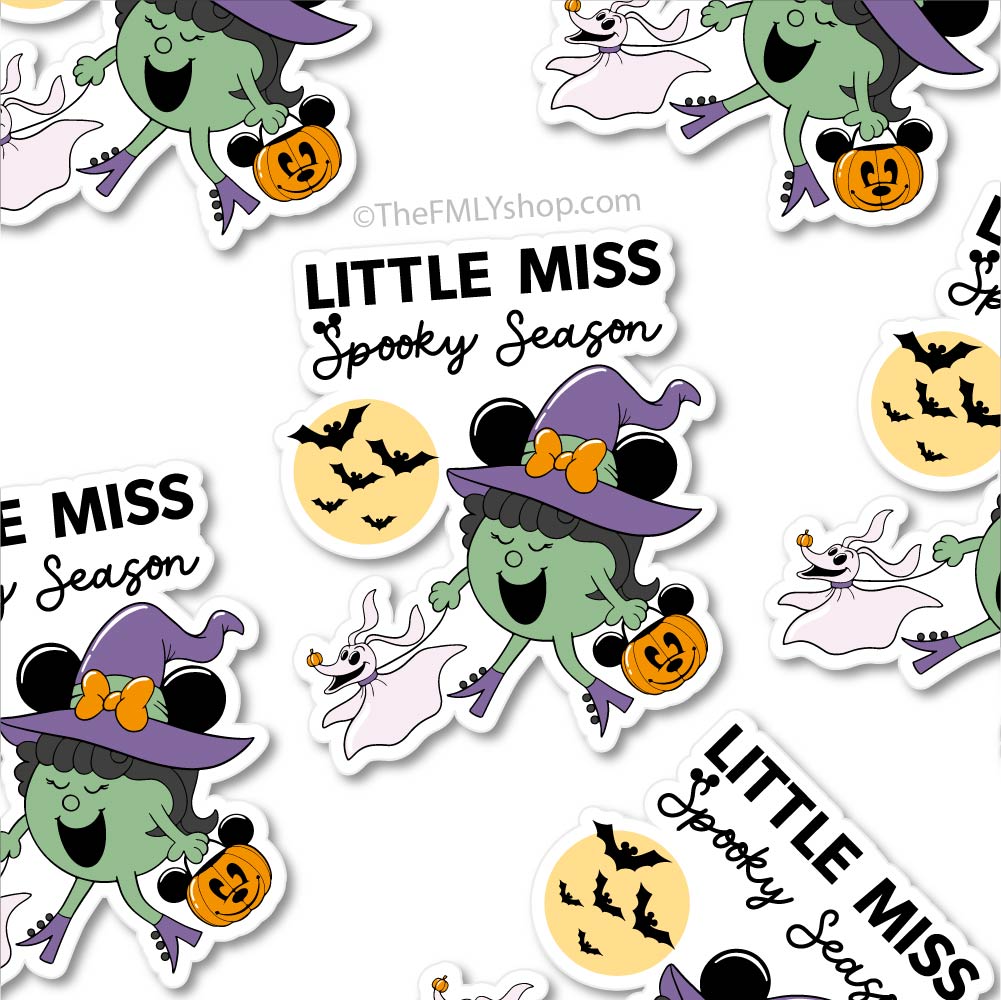 Little Miss Spooky Season Sticker– THE FMLY SHOP