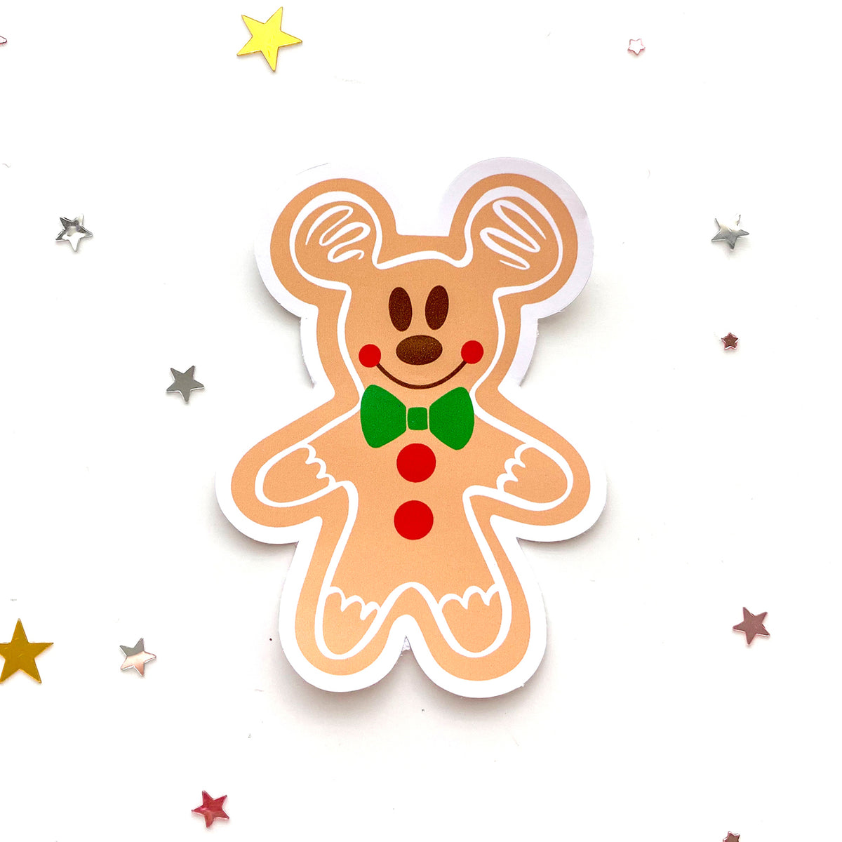 Mickey Gingerbread Sticker