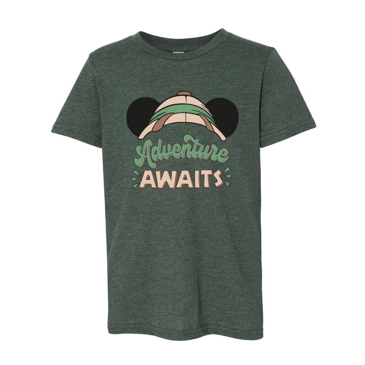 Adventure Awaits Mickey Safari Hat Tee