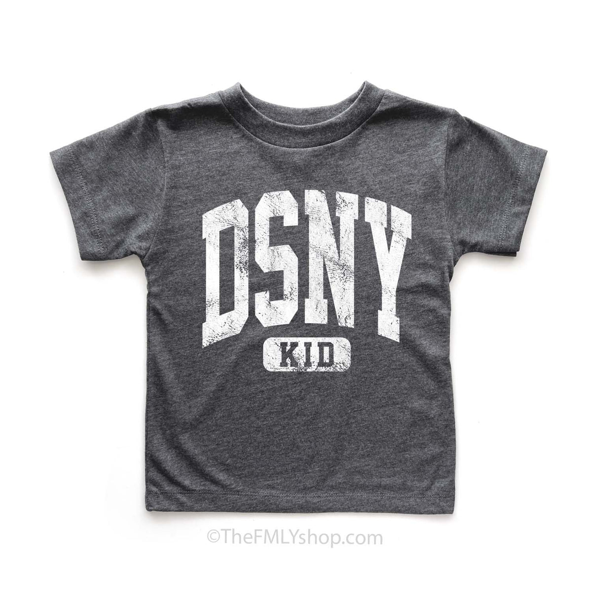 DSNY Kid Varsity Distressed Tee, Kids Size