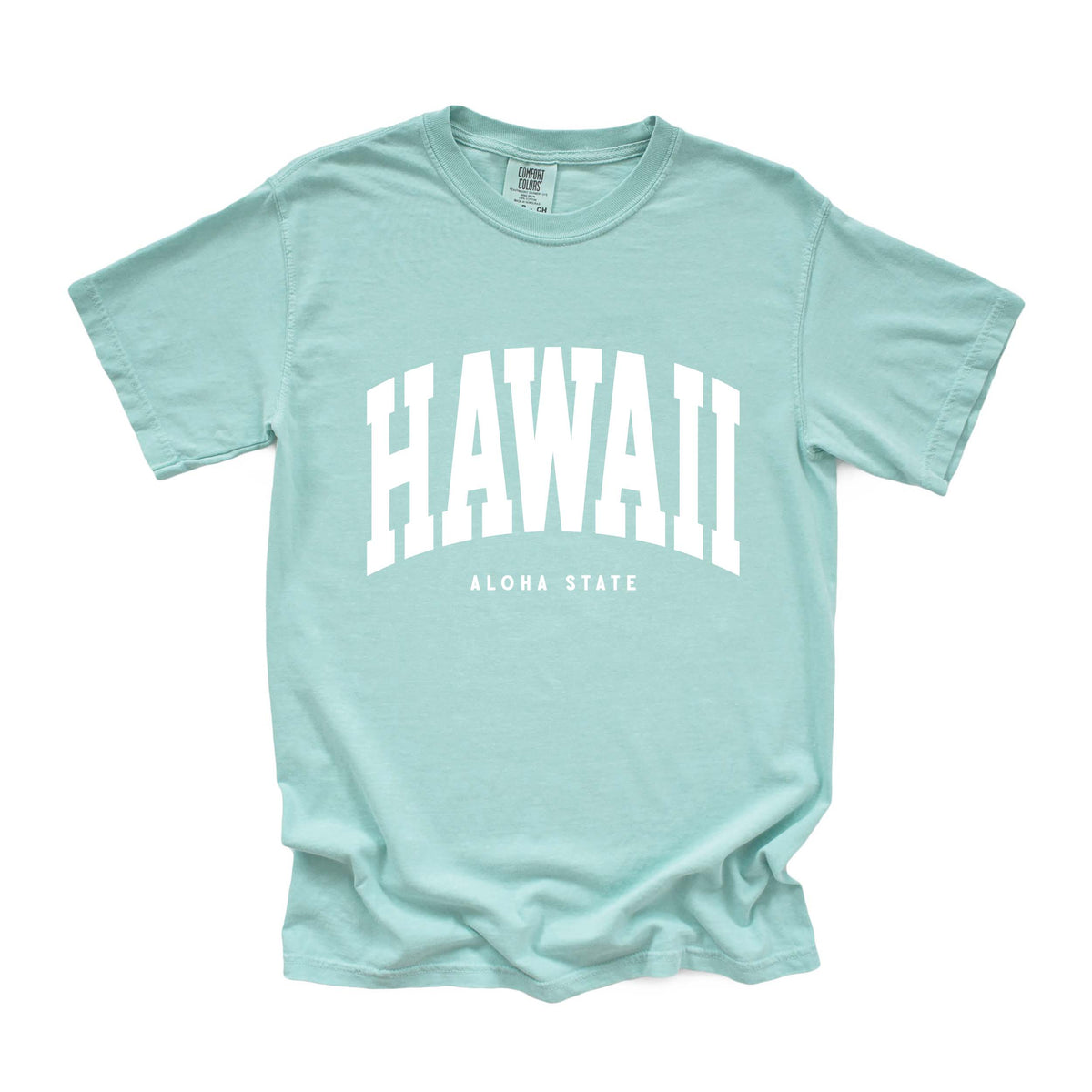 Hawaii Aloha State Name Varsity Tee