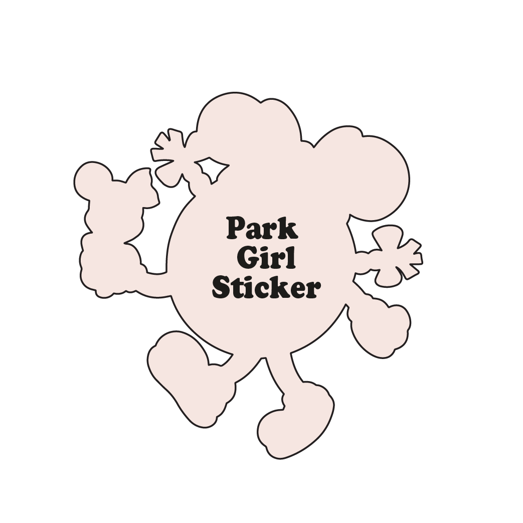 Park Girl Sticker