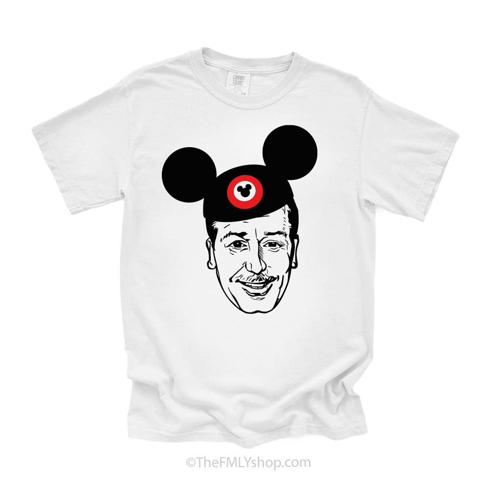 Walt in Mickey Ears Tee