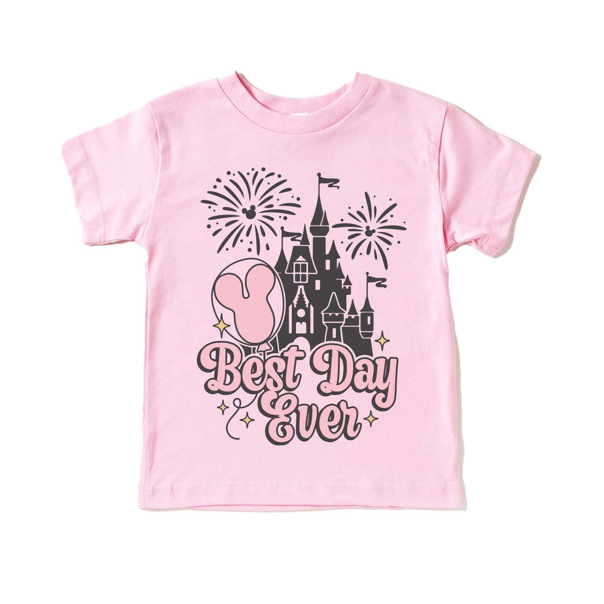 Best Day Ever Cinderella Castle Tee, Kids Size
