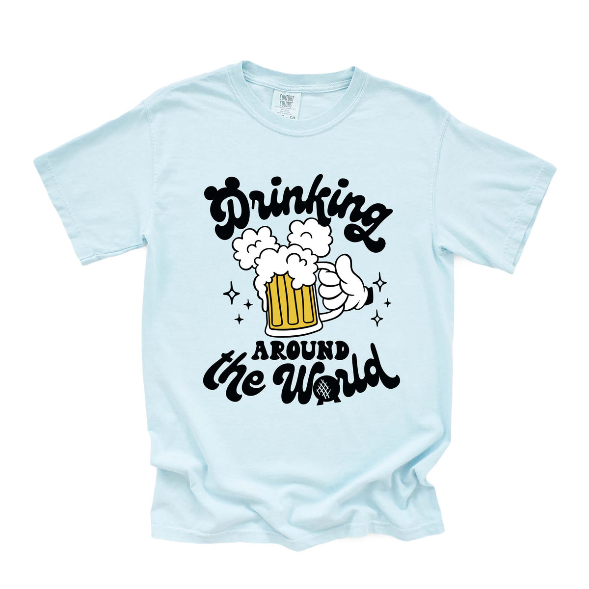 Drinking Around the World, Mickey Beer Epcot Shirt, Epcot Drinking Tee
