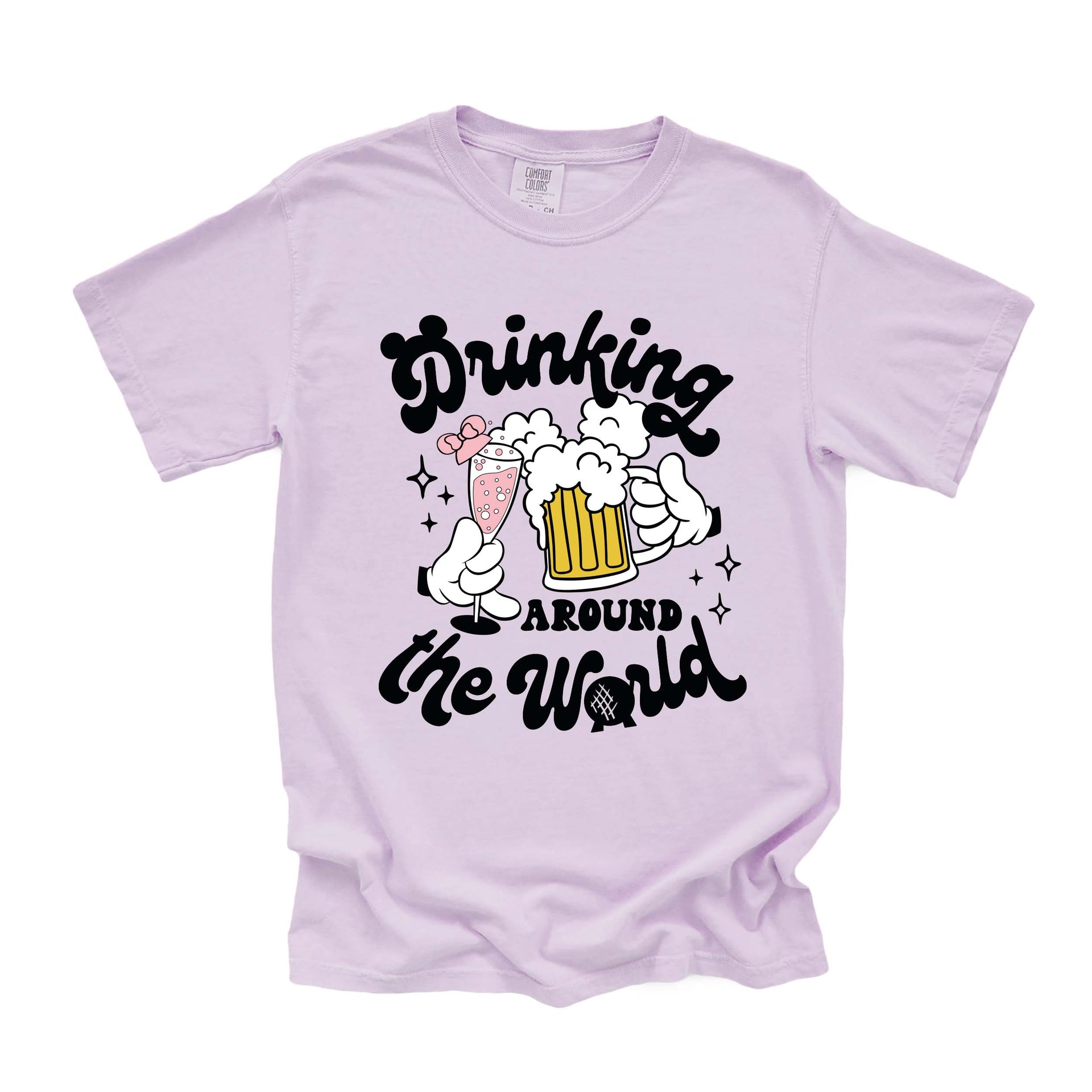 Drinking Around the World, Mickey and Minnie Epcot Shirt– THE FMLY SHOP