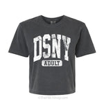 *RTS, DSNY Adult Varsity Crop Tee