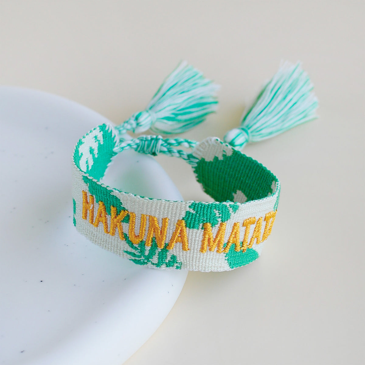 Woven Tassel Bracelet - Hakuna Matata