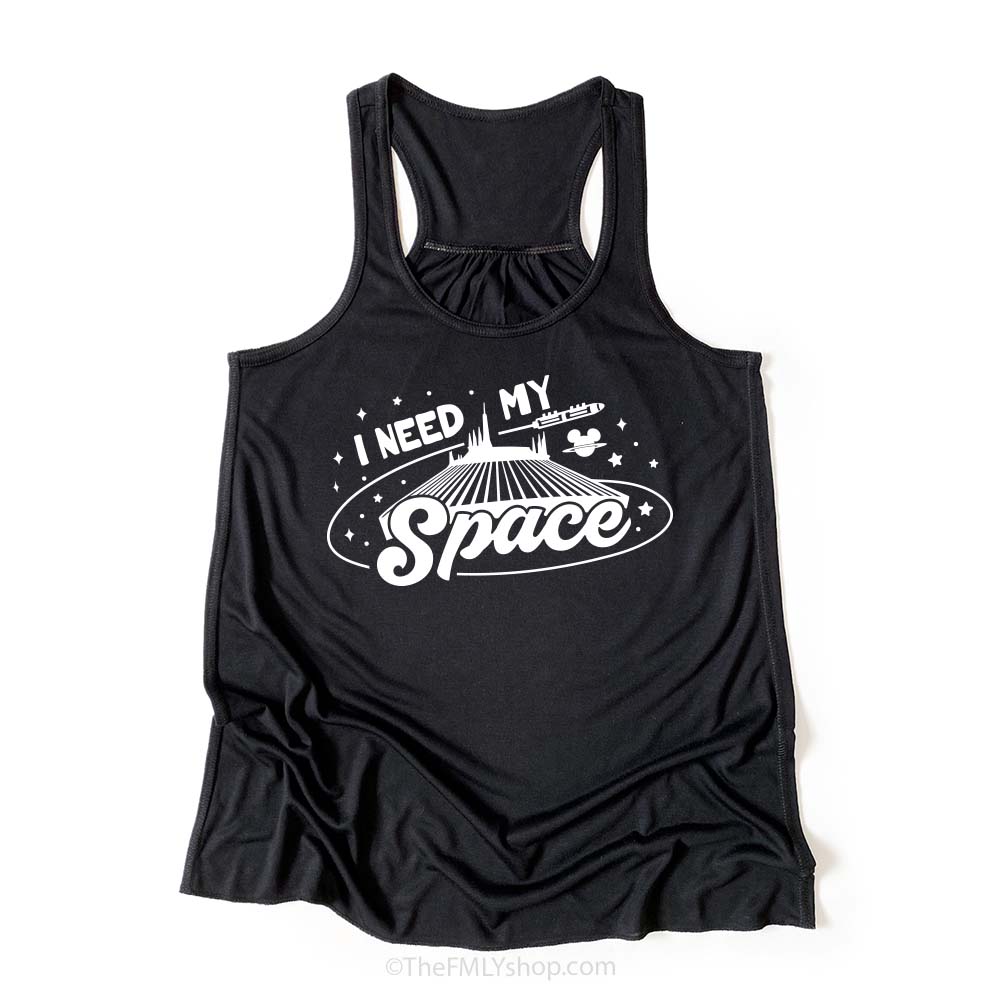 I Need My Space Flowy Tank Top