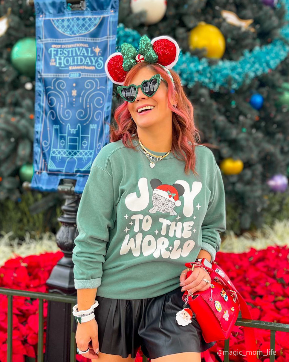 Joy to the World Epcot Christmas Sweatshirt