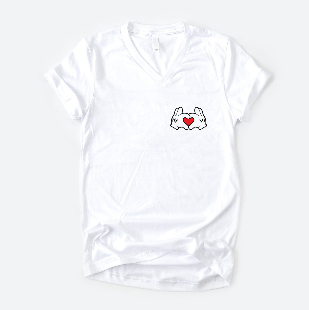 *RTS, Size XL, 2X, Love Hands Sign V-neck