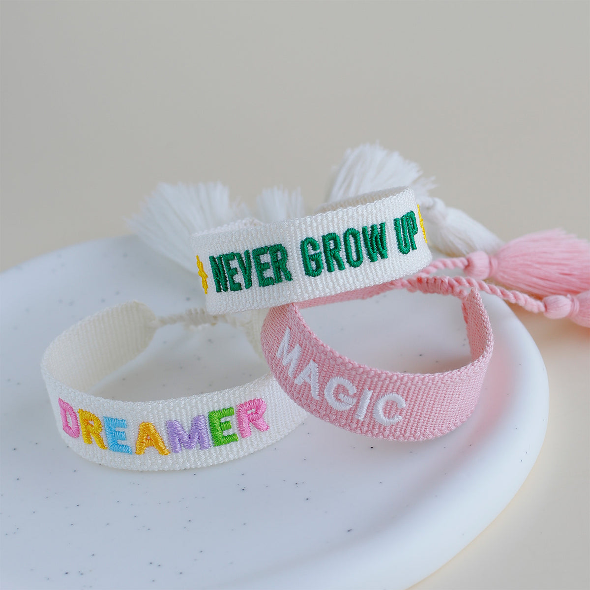 Woven Tassel Bracelet - Never Grow Up