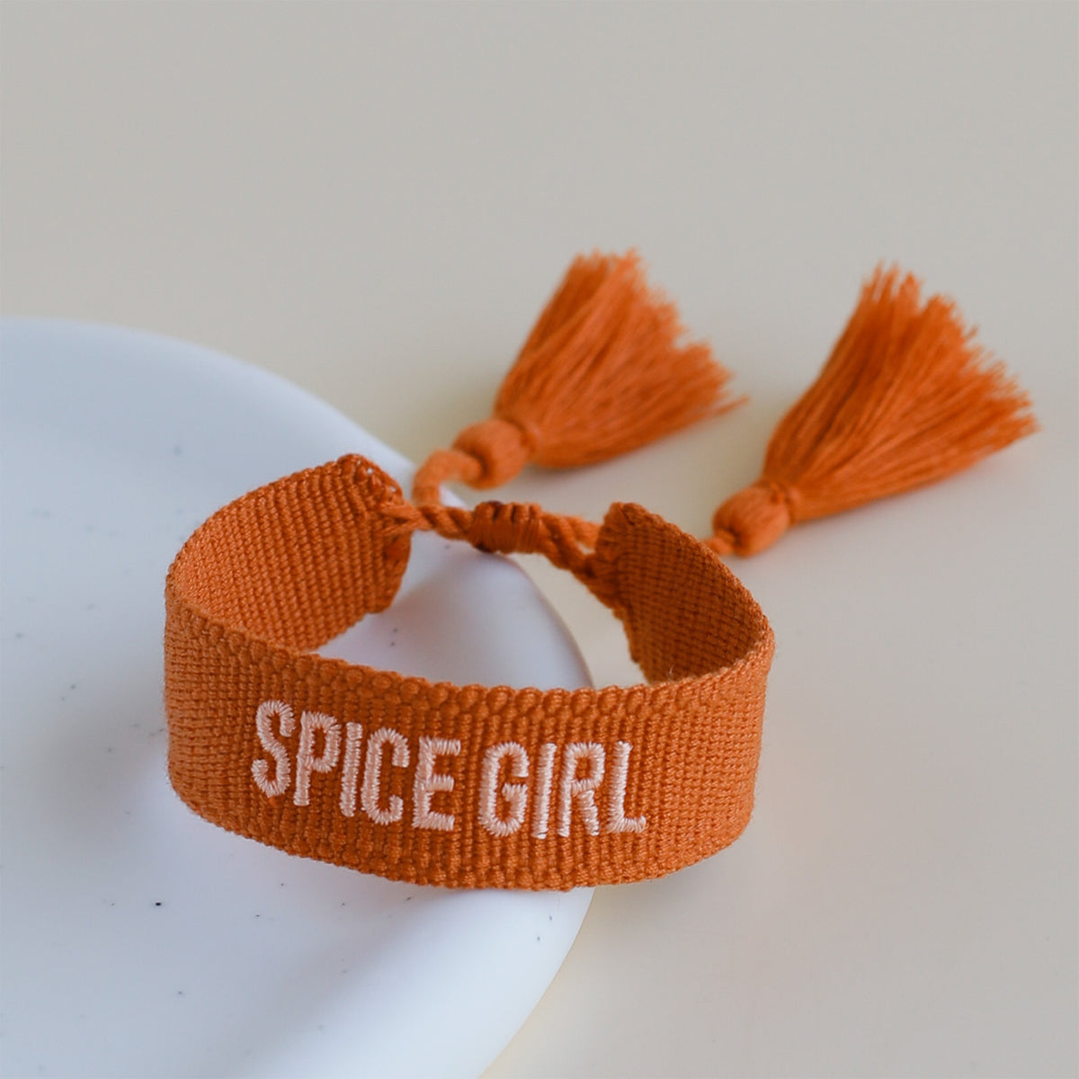 Woven Tassel Bracelet - Spice Girl