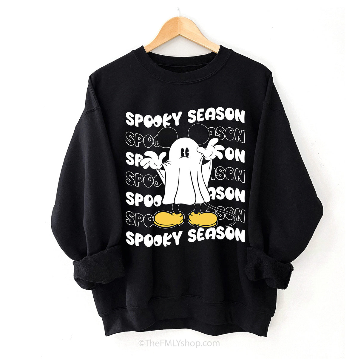 Spooky Season Mickey Ghost Halloween Sweatshirt