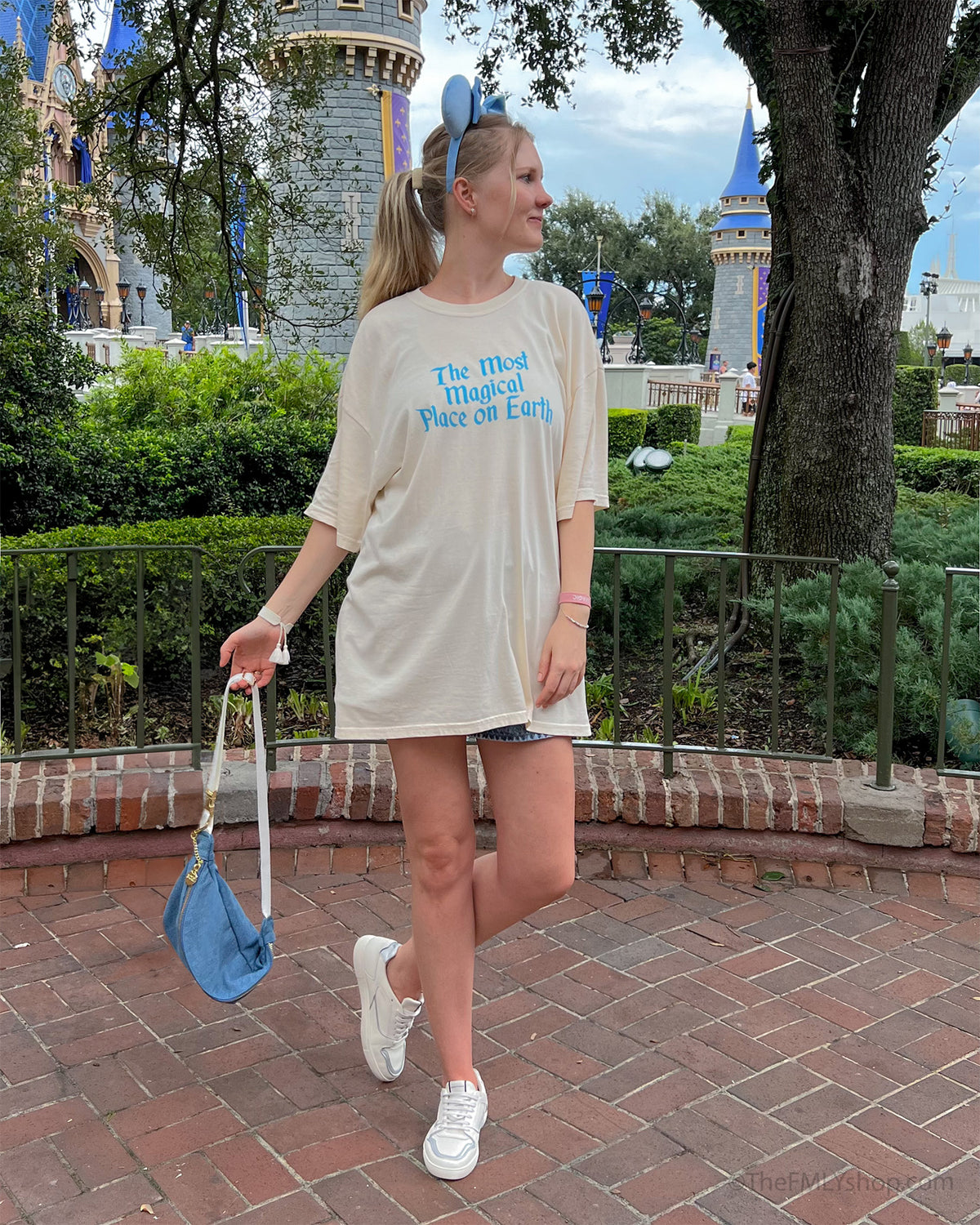 Take me to my Happy Place, Cinderella Blue Puffed Ink Tee