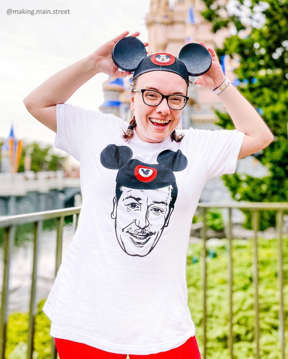 Walt in Mickey Ears Tee