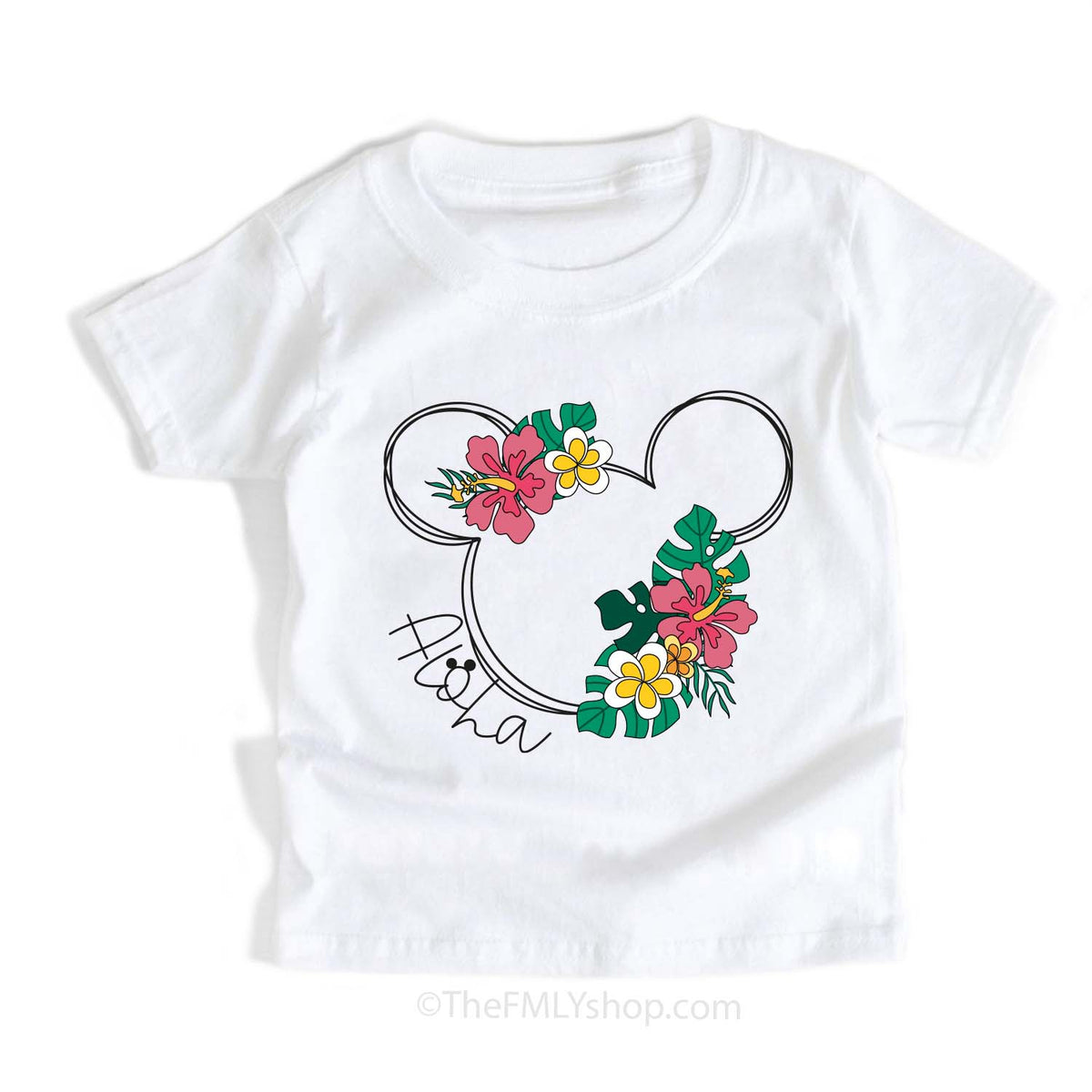 Aloha Minnie Tee, Aulani Hawaii Tee, Kids Size