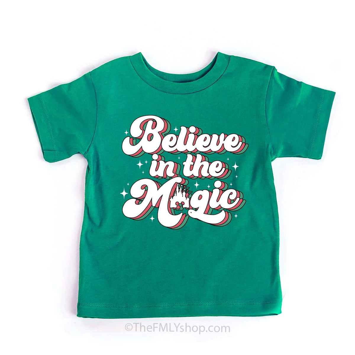 Believe in the Magic Christmas Tee, Kids Size