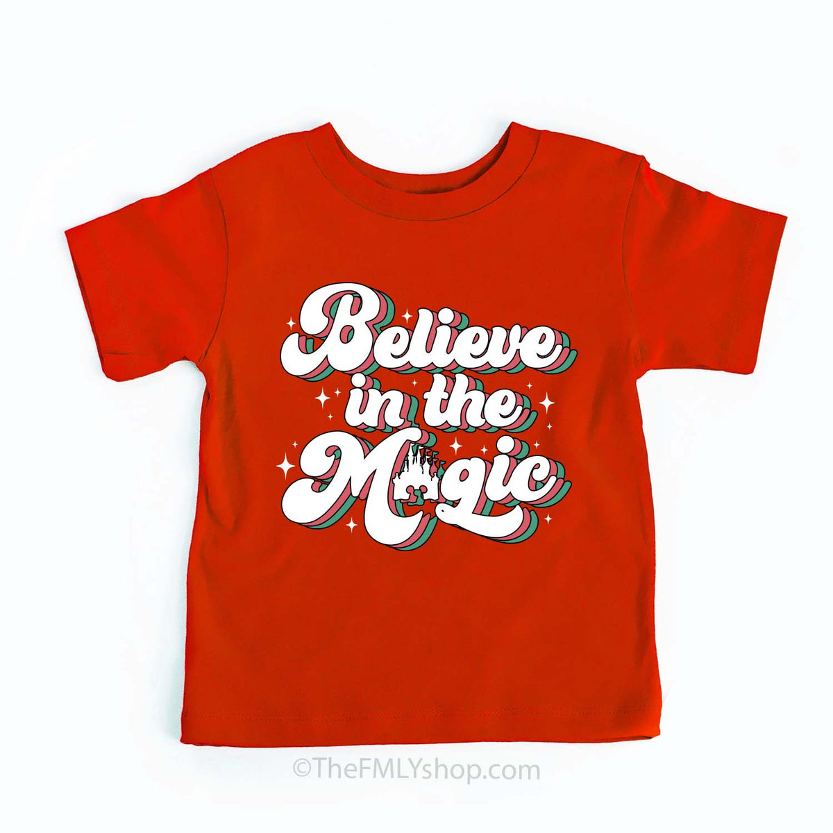 Believe in the Magic Christmas Tee, Kids Size