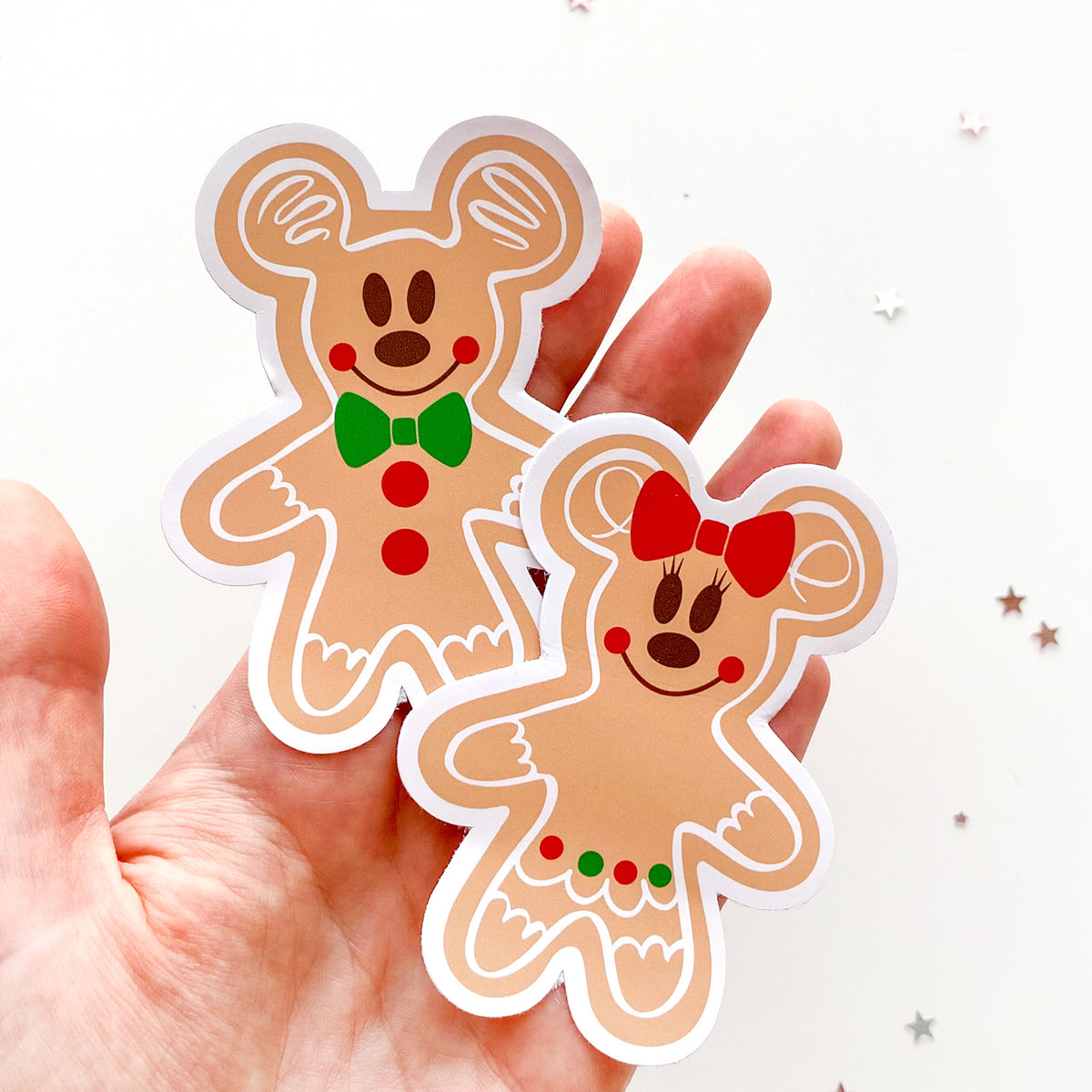 Mickey Gingerbread Sticker