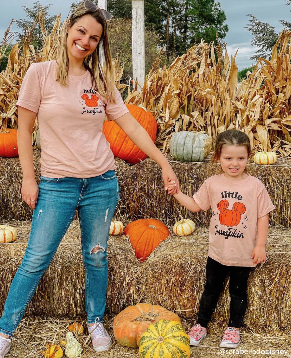Hello Pumpkin Pocket Size Tee, Mickey Pumpkin Fall Tee