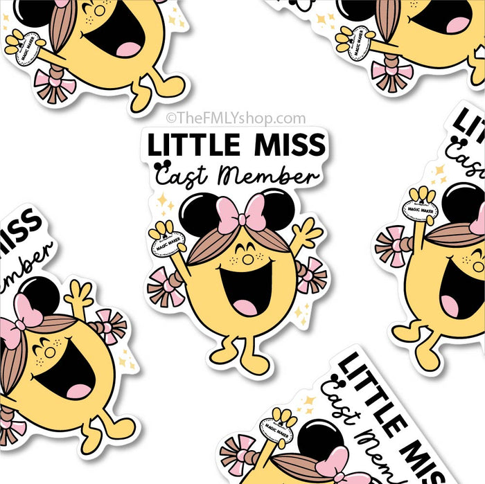 Little Miss Cast Member Sticker