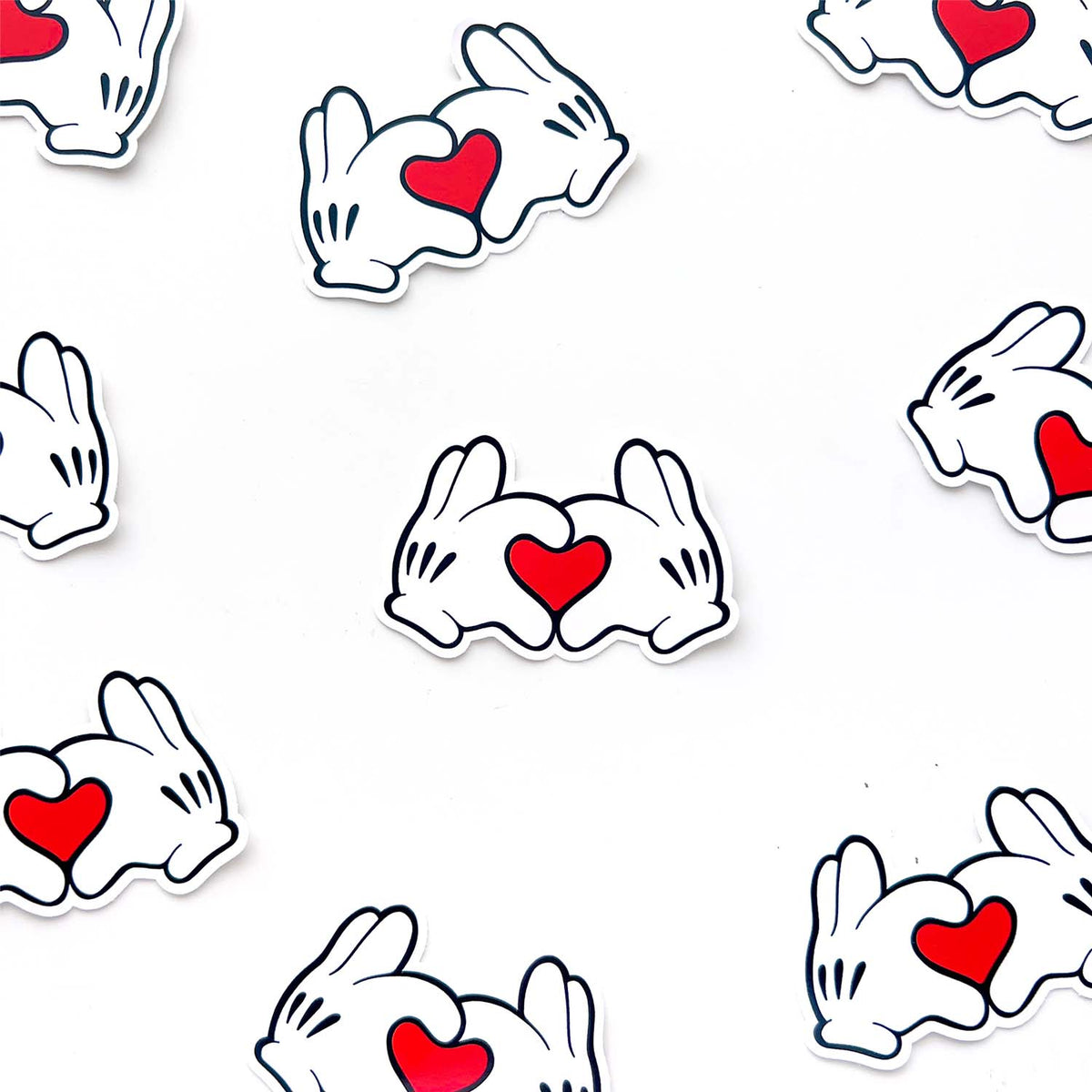 Heart Hands Sticker