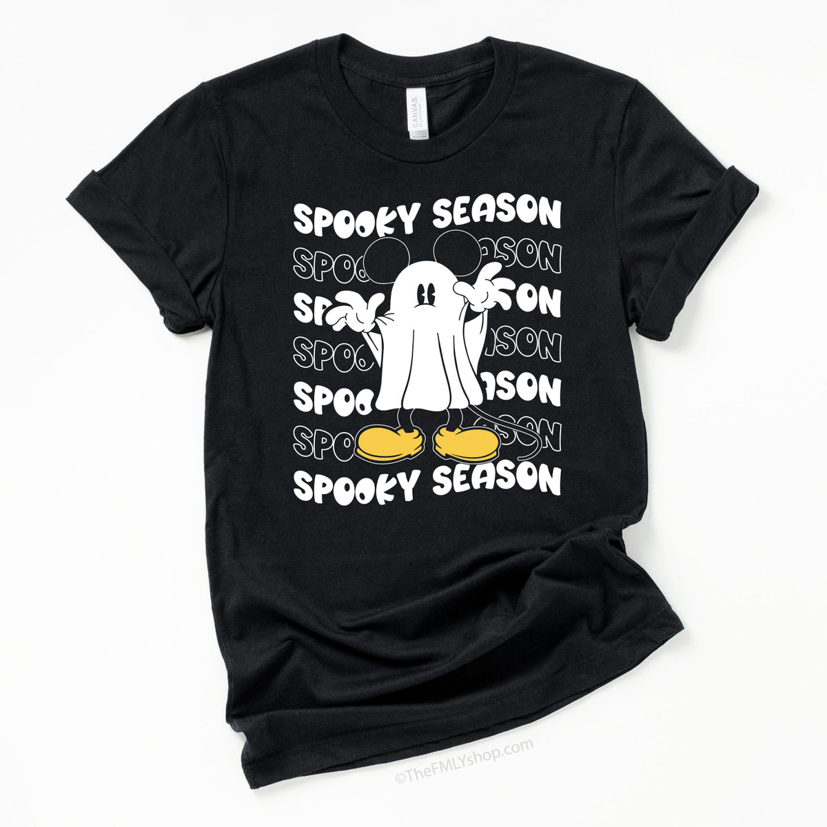 Spooky Season Mickey Ghost Halloween Tee