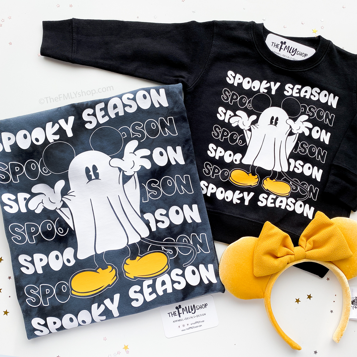 Spooky Season Mickey Ghost Swetshirt Kids Size